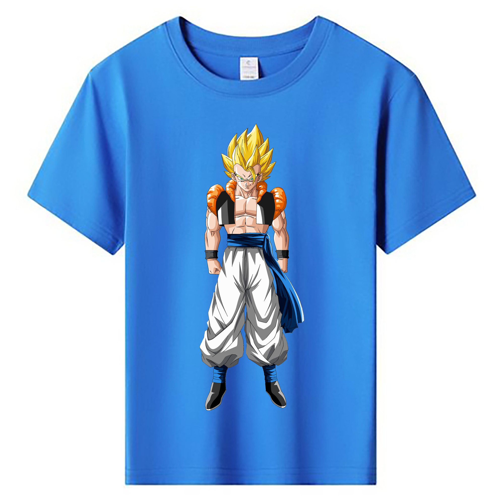 （画像用） ドラゴンボール ベジータ四世（Bejīta Yonsei）DRAGON BALL Vegeta IV 綿100％キッズTシャツ（フロントプリント）